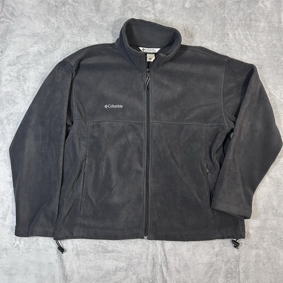 Columbia Other - Columbia Men's XL Full Zip Fleece Jacket Black Soft Warm Outdoor Layer WM6113